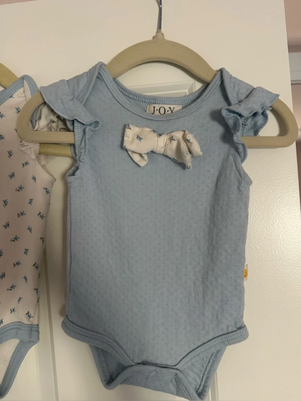 Joy Organic cotton baby girl 3 pack bodysuits